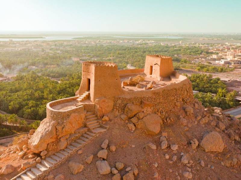 Fort Dhayah jedynym fortem na wzgórzu pozostałym w Zjednoczonych Emiratach Arabskich